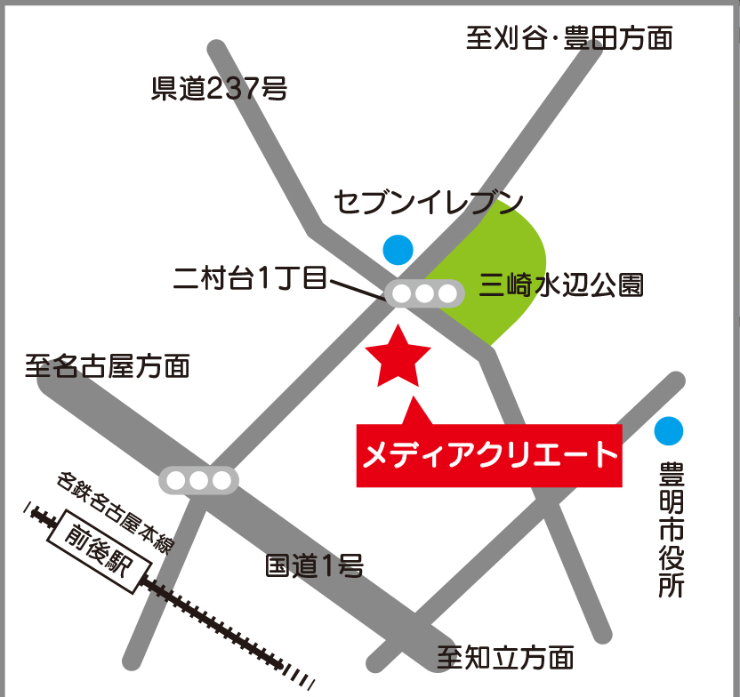 メディアクリエート本社 地図